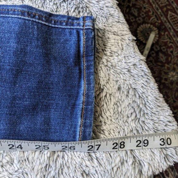 Sezane Blue Jeans Perfect Slim 7/8 Dark Blue Skinny Size 29 - Picture 8 of 13